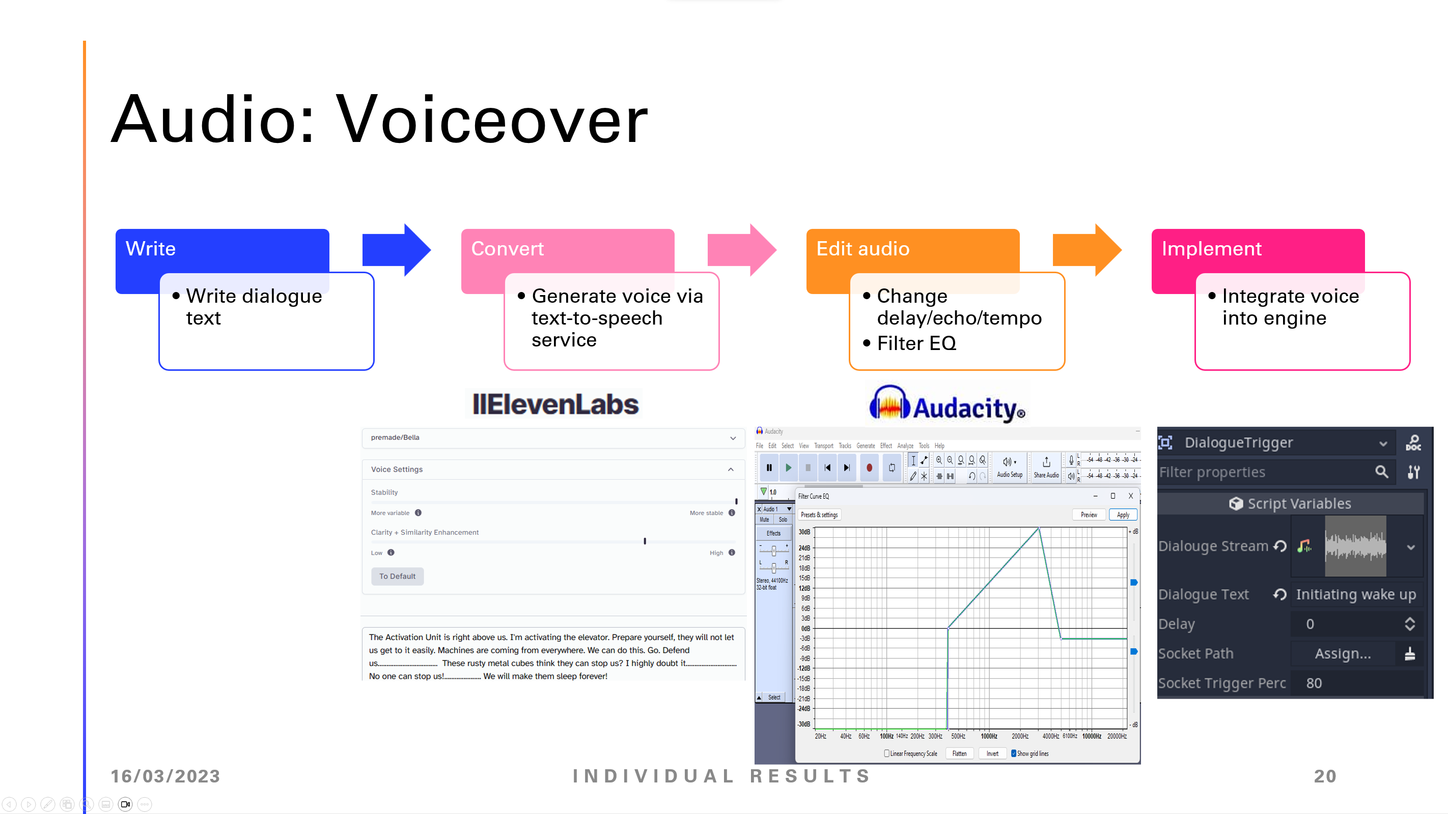 Audio Workflow